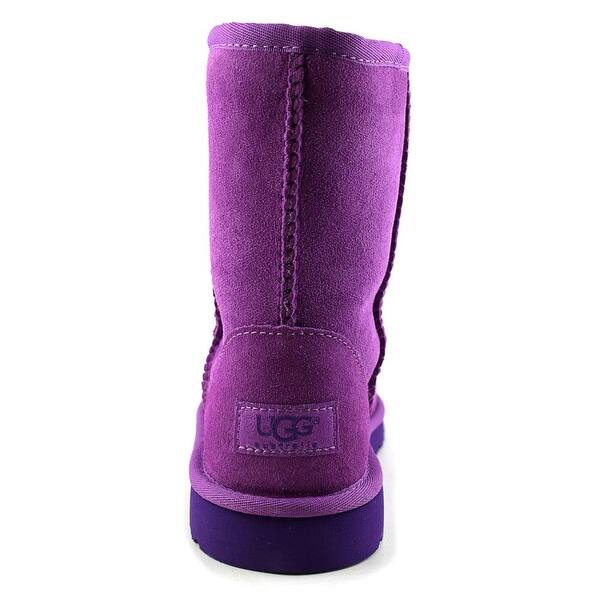 Shop Ugg Australia Kids Classic Round Toe Suede Winter Boot Free