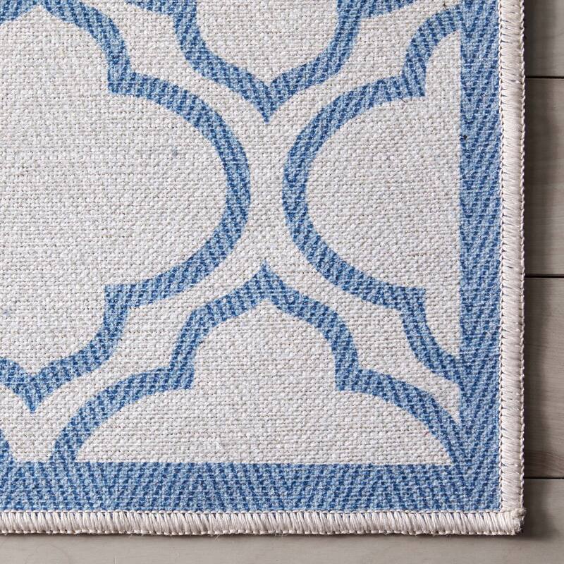 Well Woven Apollo Lattice Moroccan Machine Washable Area Rug