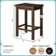 preview thumbnail 2 of 65, Now Furniture Solid Wood Backless Saddle Seat Counter Height Stool