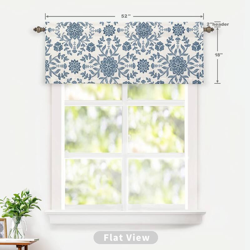 DriftAway Twyla Linen Blend Blackout Valance