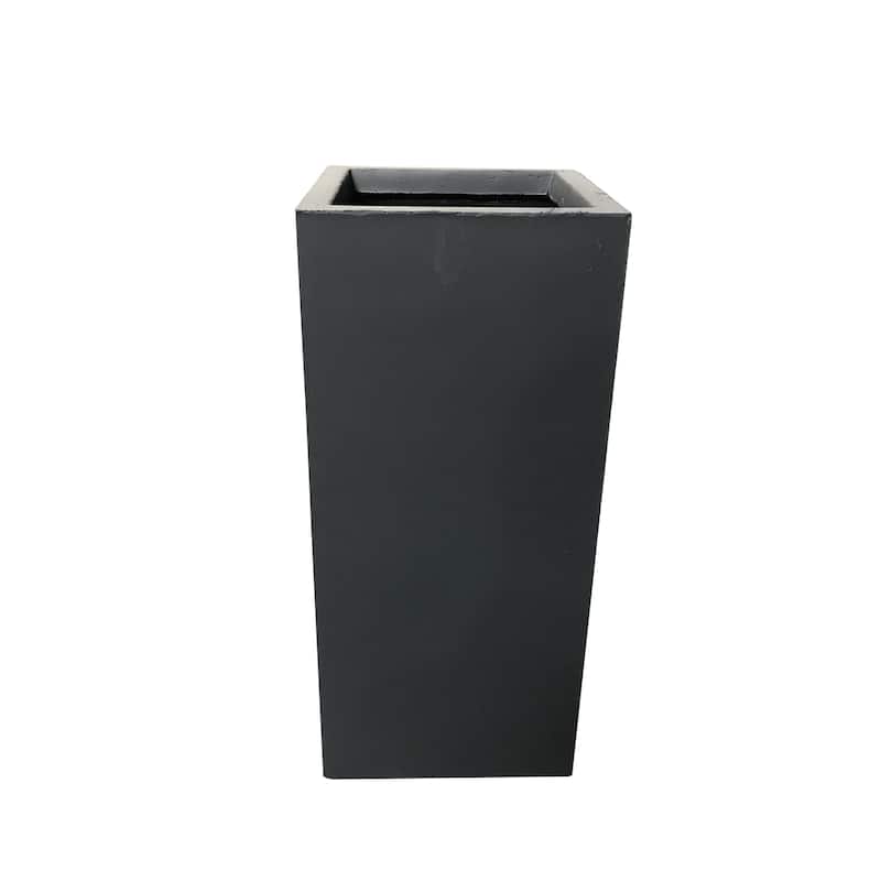 Durx-litecrete Lightweight Concrete Tall Light Granite Planter-Medium - 11'x11'x23.6'