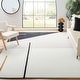 preview thumbnail 4 of 17, SAFAVIEH Handmade Fifth Avenue Siety Mid-Century Modern Wool Rug 10' x 14' - Ivory/Black - Rectangle