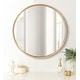 preview thumbnail 2 of 97, Kate and Laurel Travis Round Wood Accent Wall Mirror