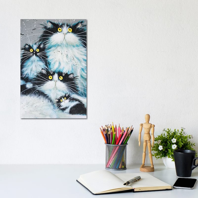 iCanvas "Family Of Fur" by Kim Haskins Canvas Print - 12x8x0.75