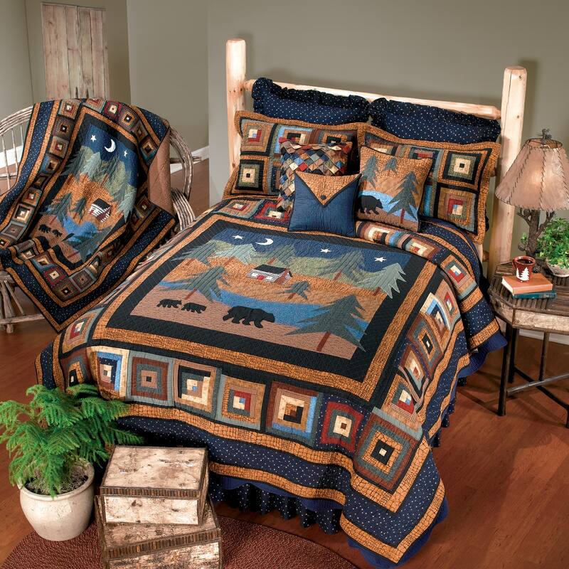 Donna Sharp Midnight Bear Envelope Decorative Pillow