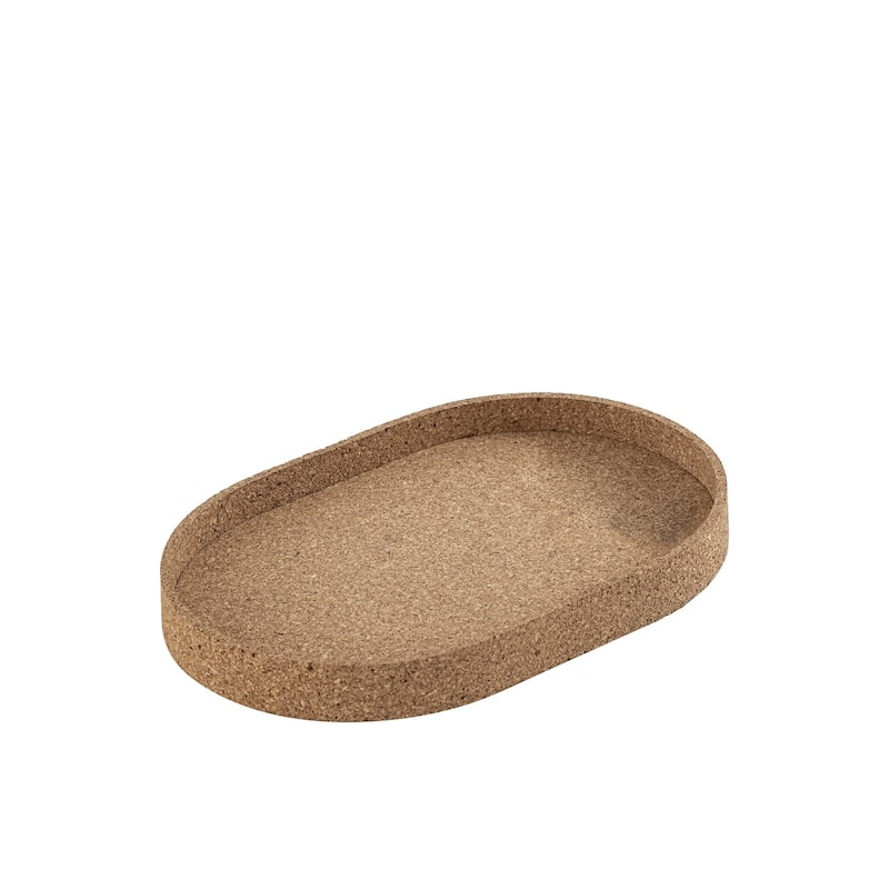 Oval Cork Tray Sm