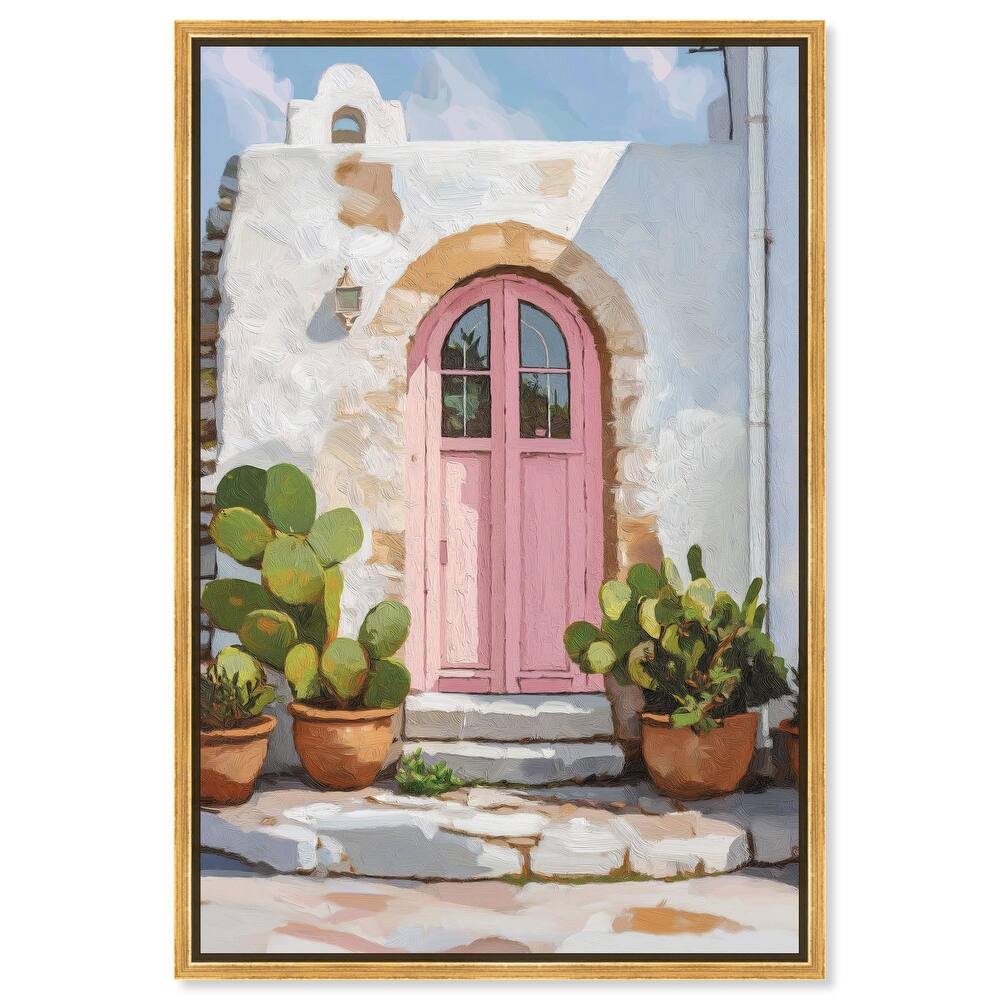 Pink Door I Canvas by Art Remedy