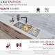 preview thumbnail 7 of 9, STYLISH Dual-Mount 31" Single-Bowl Stainless Steel Kitchen Sink with Strainer - 31" x 18" x 9"