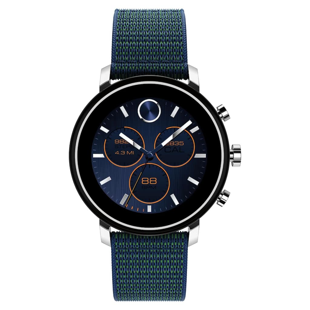 Movado Unisex's Connect Black Dial Watch - 3660030 - One Size