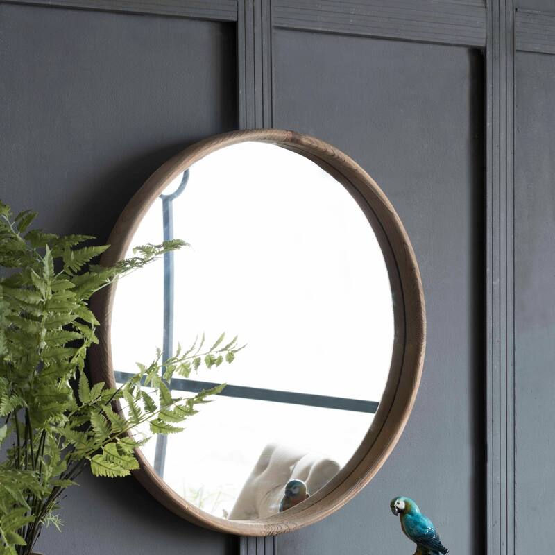 Round wall mirror for living room