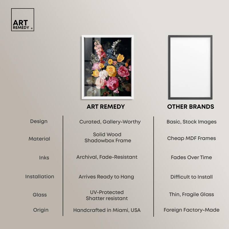 Garden Richness I Shadowbox by Art Remedy