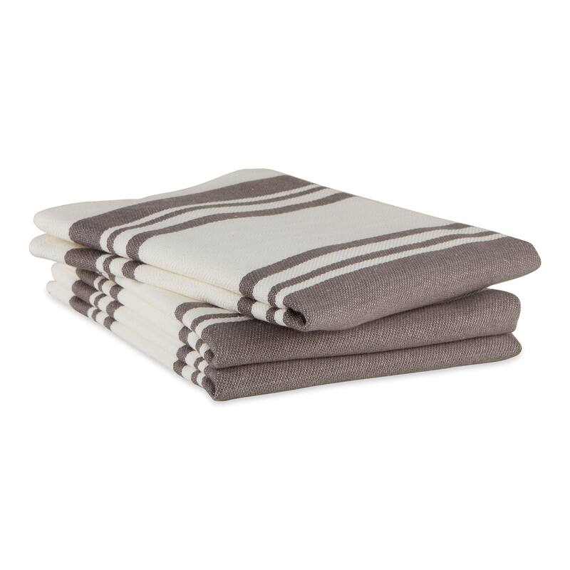 DII Vintage Red Chef Stripe Dishtowel (Set of 3)