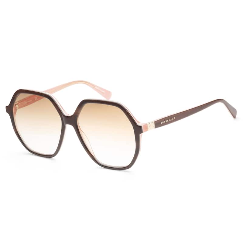 Longchamp Women's 58mm Havana and Rose Sunglasses