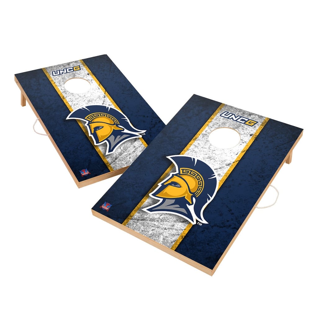 Vintage North Carolina Greensboro Spartans Regulation 2x4 Cornhole Set
