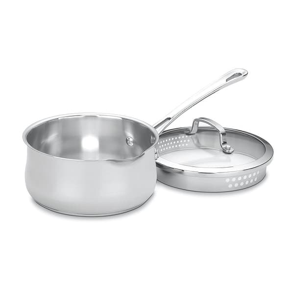 Cuisinart 719-18P Chef's Classic Stainless 2-Quart Saucepan with  Cover,Silver