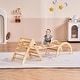 preview thumbnail 44 of 42, Wood Climbing Toy Set Pine 5-in-1 Play Gym for Kid's