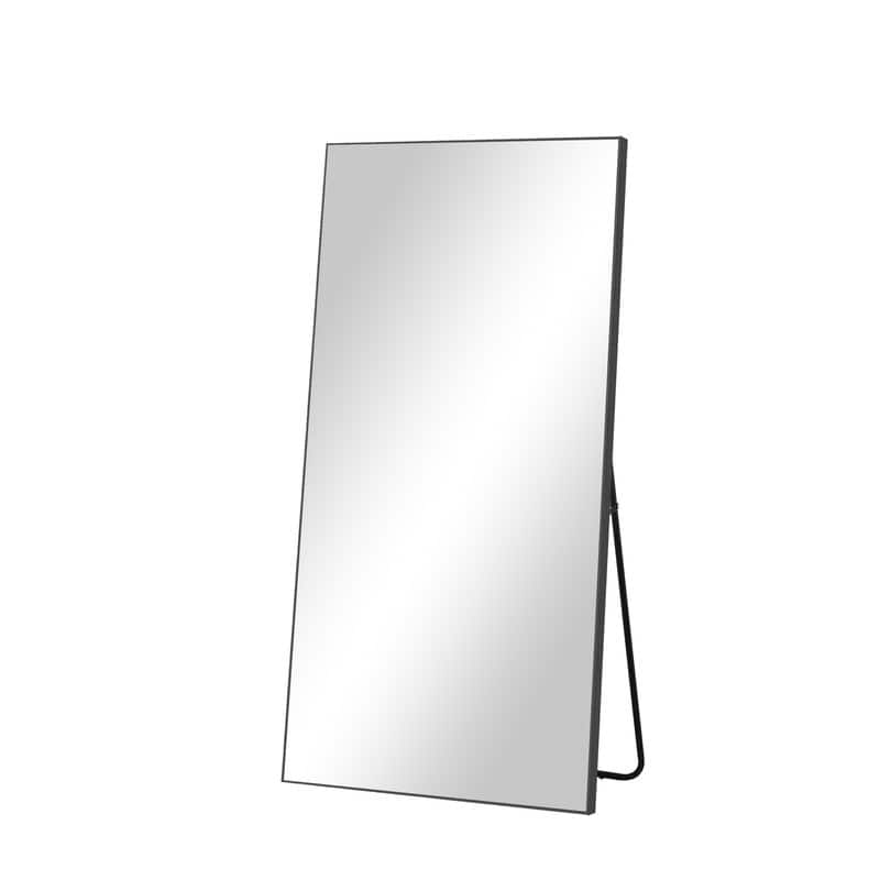 Full Length Free Standing Body Mirror Metal Framed Wall Mirror Large Floor Mirror