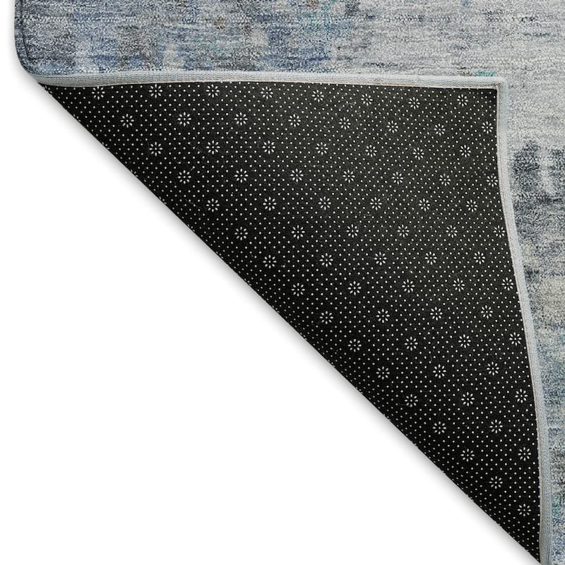 Machine Washable Indoor/ Outdoor Vintage Traditional Chantille Rug