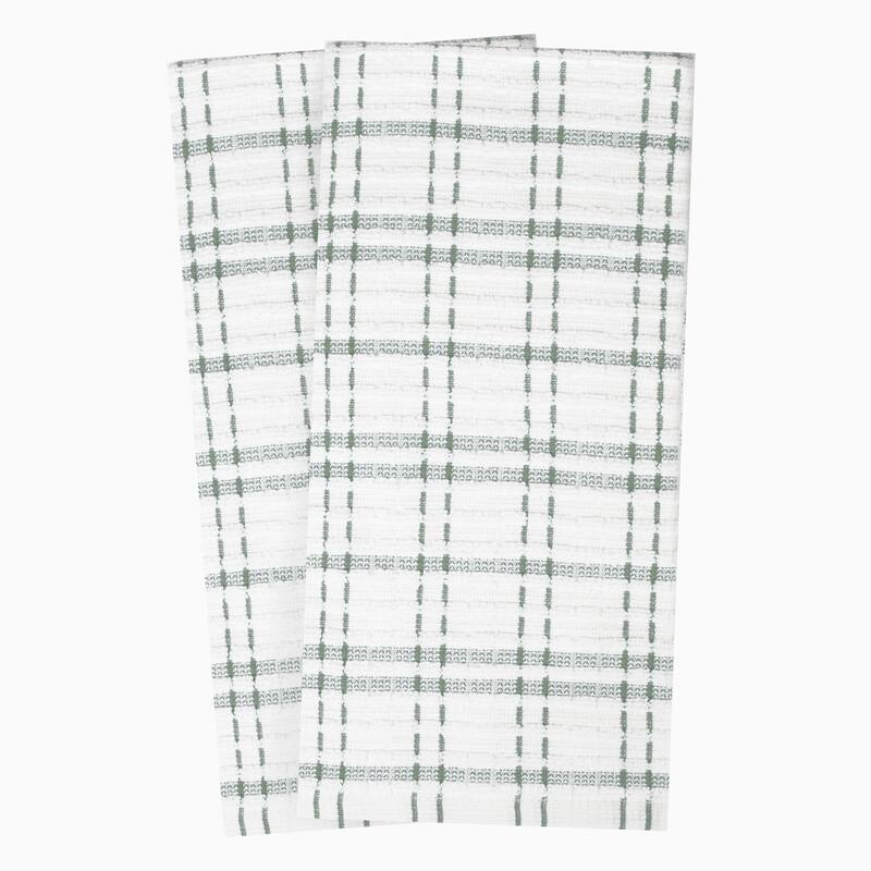 Ritz Royale Collection, Oversized Kitchen Towel Set, 2-Pack, Checked