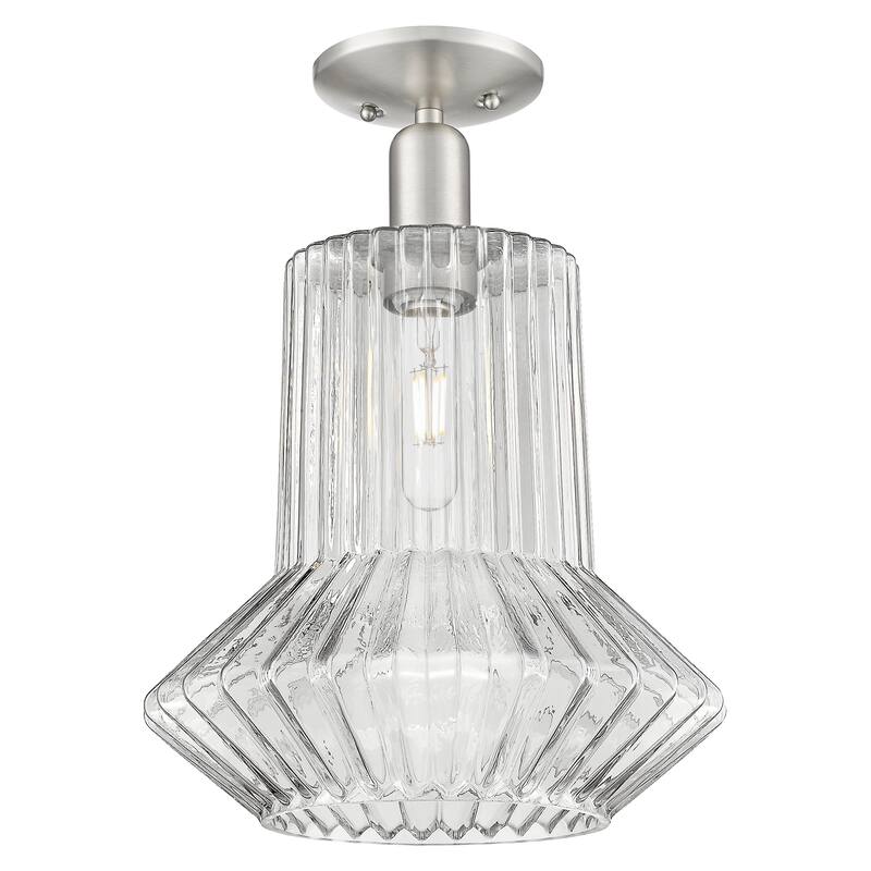 Innovations Lighting Endless Possibilities Arcadia - Springwater - 1 Light 12" Semi-Flush Mount