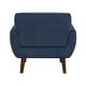 preview thumbnail 16 of 31, Milford Velvet Fabric Accent Chair
