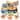 Yellow Door Sensory Play Stones, Foods of the World - Multi