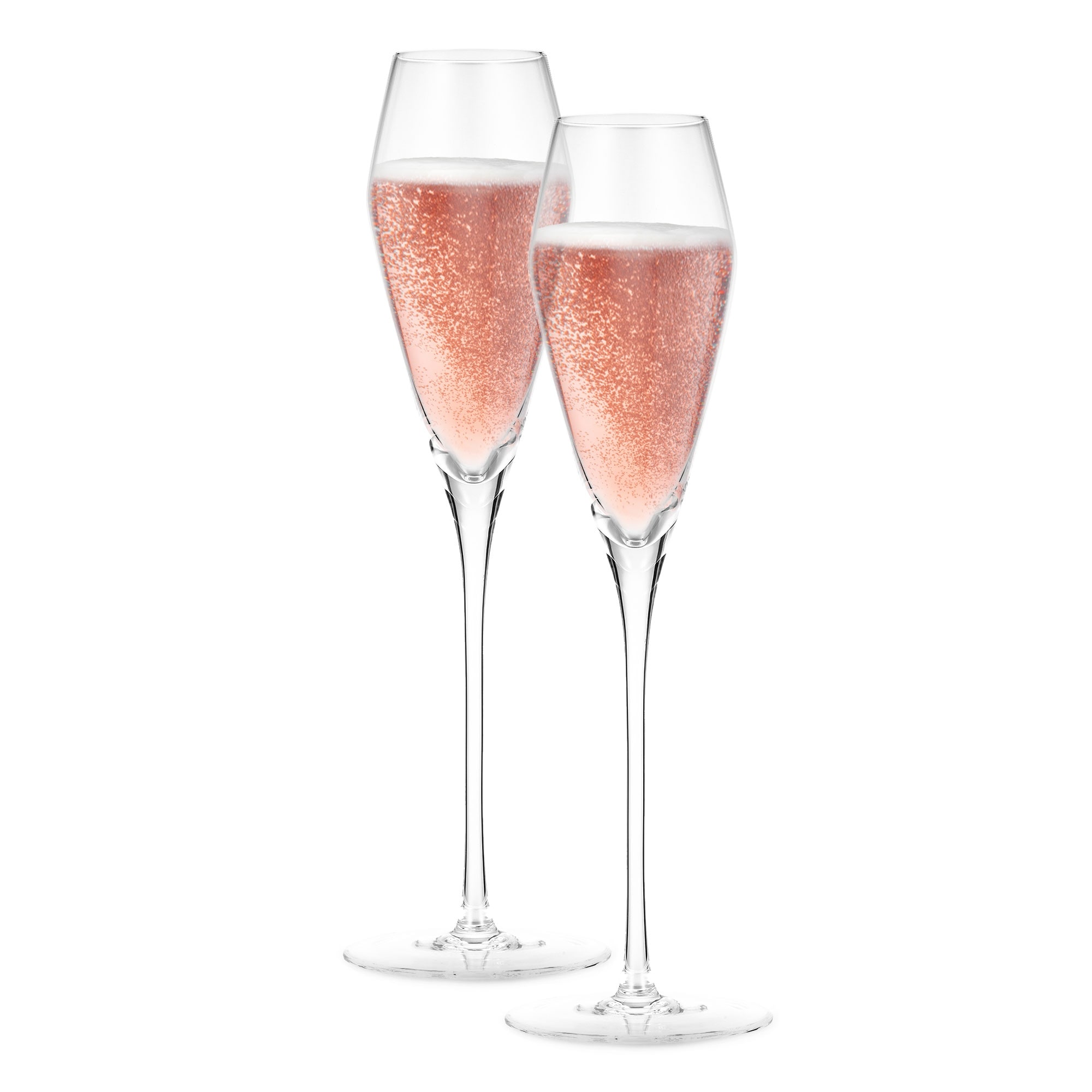 Berkware Premium Crystal Clear Champagne Long Stem Flutes