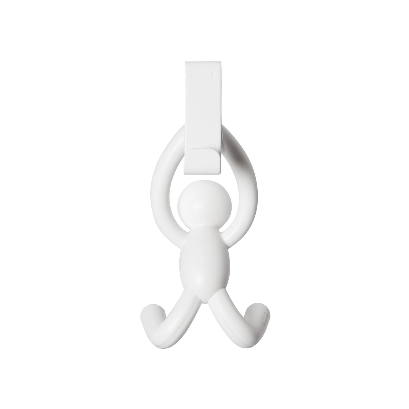 Umbra, White Buddy 4 Decorative Wall Mounted Door Hook for Hanging