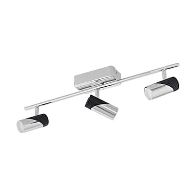 Eglo Bernedo 3-light Chrome LED Track Light