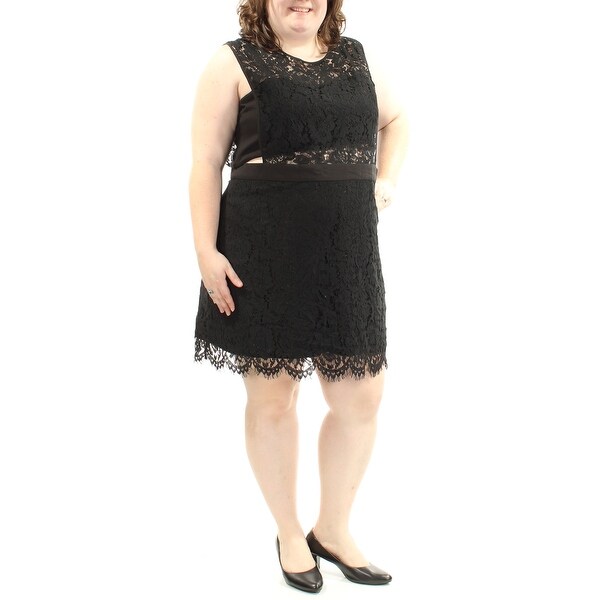 fame and partners black dress