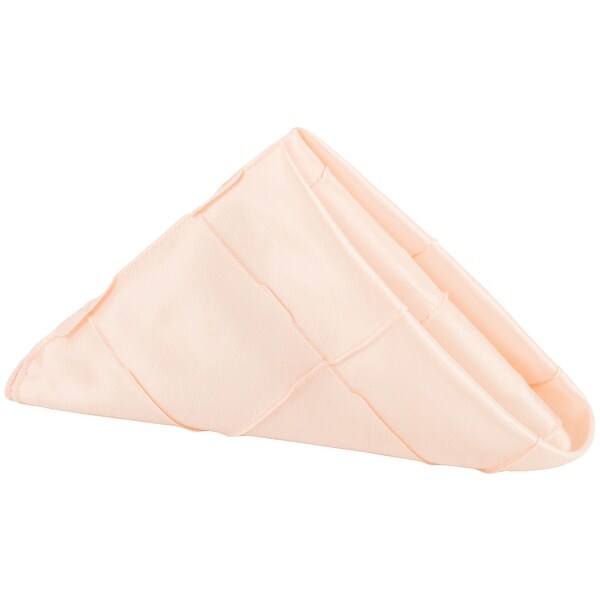 50 Pieces, Pintuck Napkin 20"x20" square Edge: Overlock serge - Blush/Rose Gold
