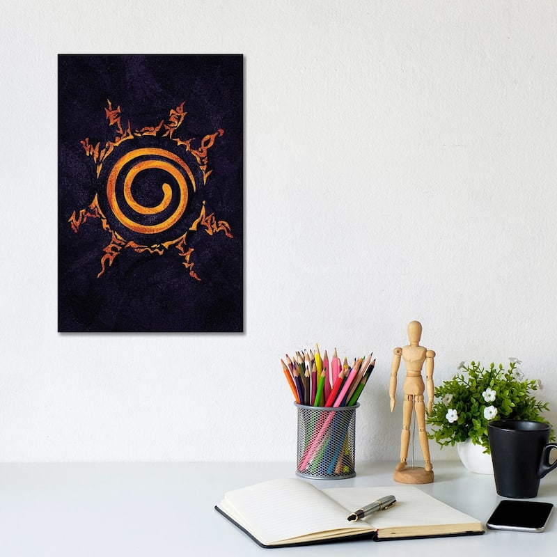 iCanvas "Naruto Sealing" by Nikita Abakumov Canvas Print - 12x8x0.75