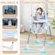 preview thumbnail 12 of 18, Gymax Foldable Baby High Chair for Babies & Toddlers w/Adjustable