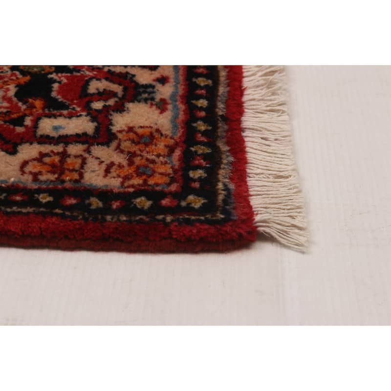 Anadol Navy, Red Rug 4'3" x 6'11" - 5'5 x 7'7