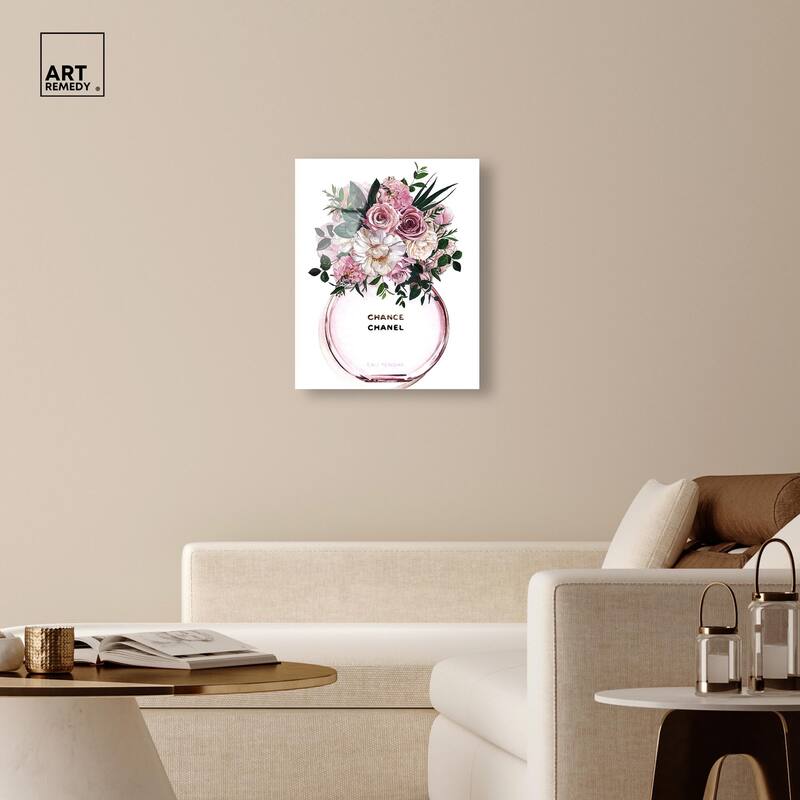 Floral Chance Fragrance Acrylic by Art Remedy, Ready to Hang