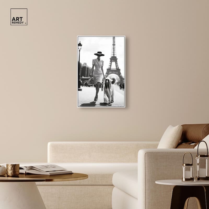 Fashionable Locks Noir Canvas by Art Remedy