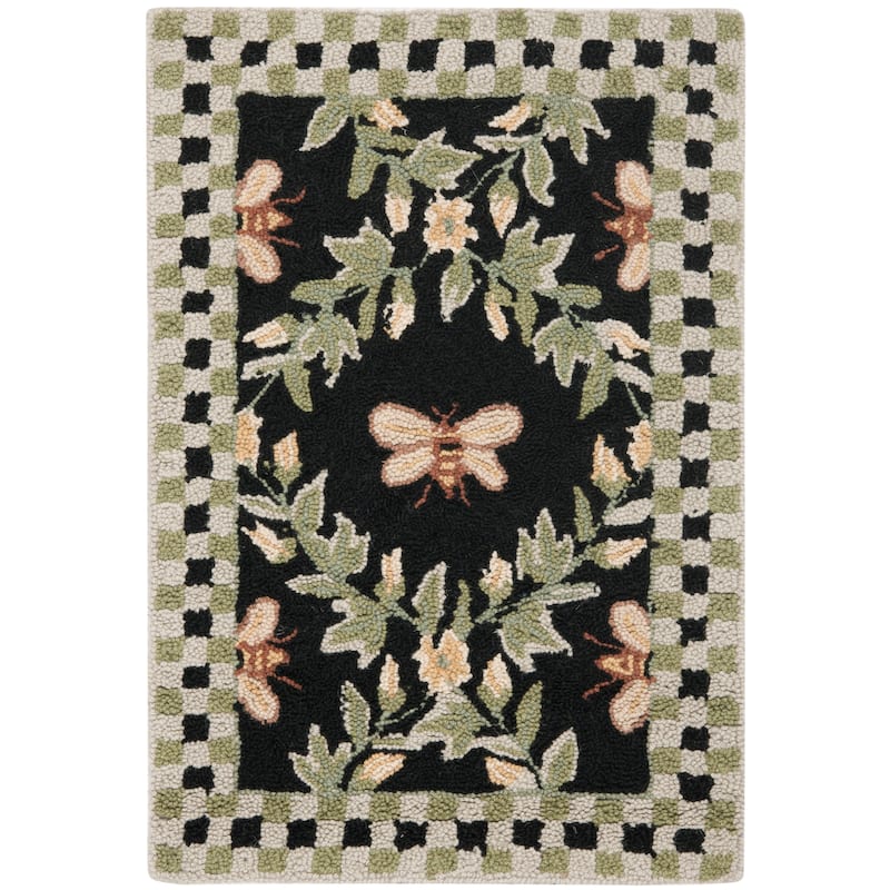 SAFAVIEH Handmade Chelsea Aubree French Country Trellis Wool Rug