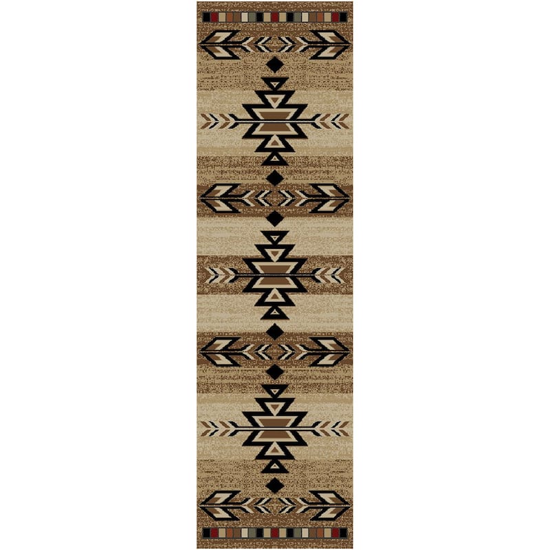 The Curated Nomad Cabrillos Southwest Area Rug - 2'3" x 7'7" Runner - Antique