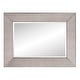preview thumbnail 3 of 6, Allan Andrews Smokey Gray Rectangular Framed Wall Mirror