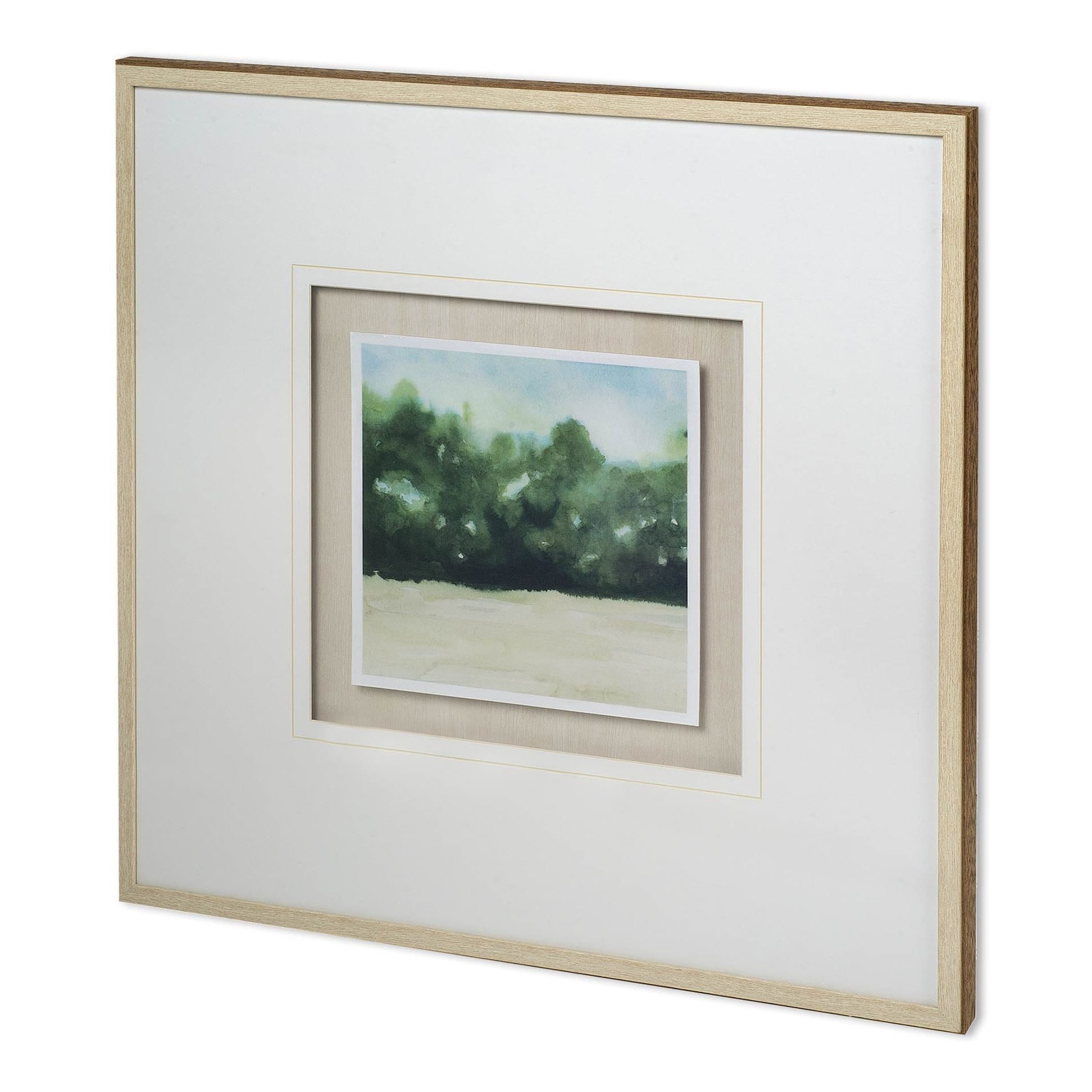 Mercana Loose Landscape I by Grace Popp a Hand Embellished Textured Framed Art Print Matted under Glass
