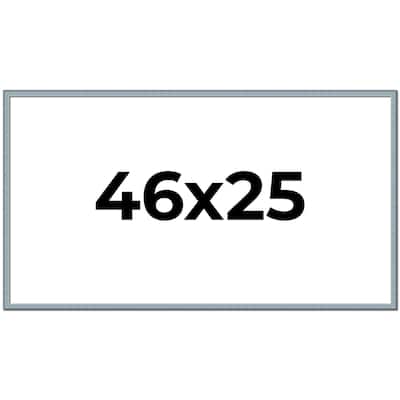 46x25 Frame Rustic Sky Blue Solid Wood Picture Frame | 0.75 Inch