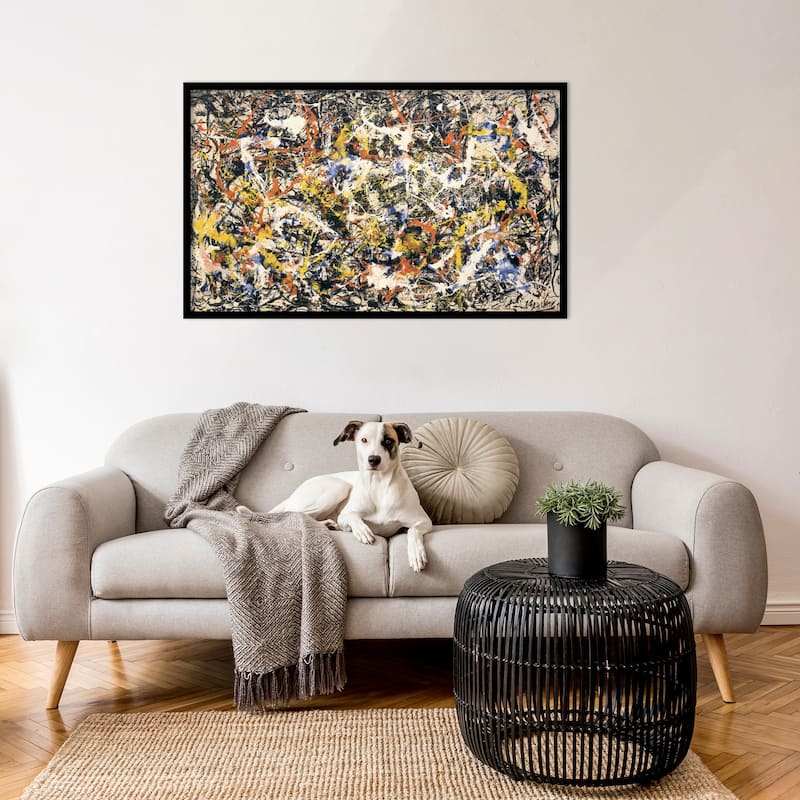 Convergence by Jackson Pollock Framed Art Print