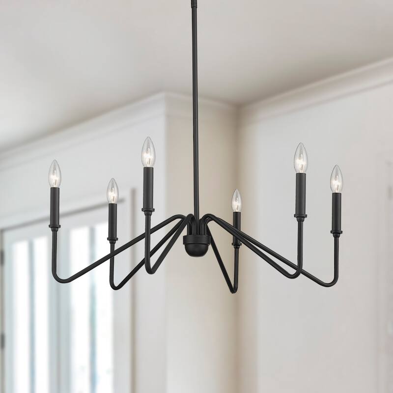 Kennedy 29.75" Wide 6-Light Chandelier
