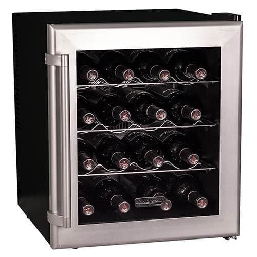 Koldfront TWR160 17 Inch Wide 16 Bottle Wine Cooler with Thermoelectric Cooling