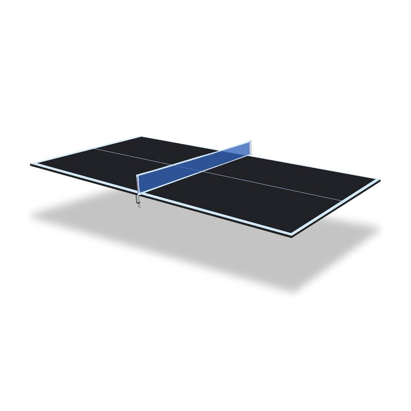 6*3ft Mid-Size Ping Pong Conversion Top Foldable,Table Tennis Table Top - Black