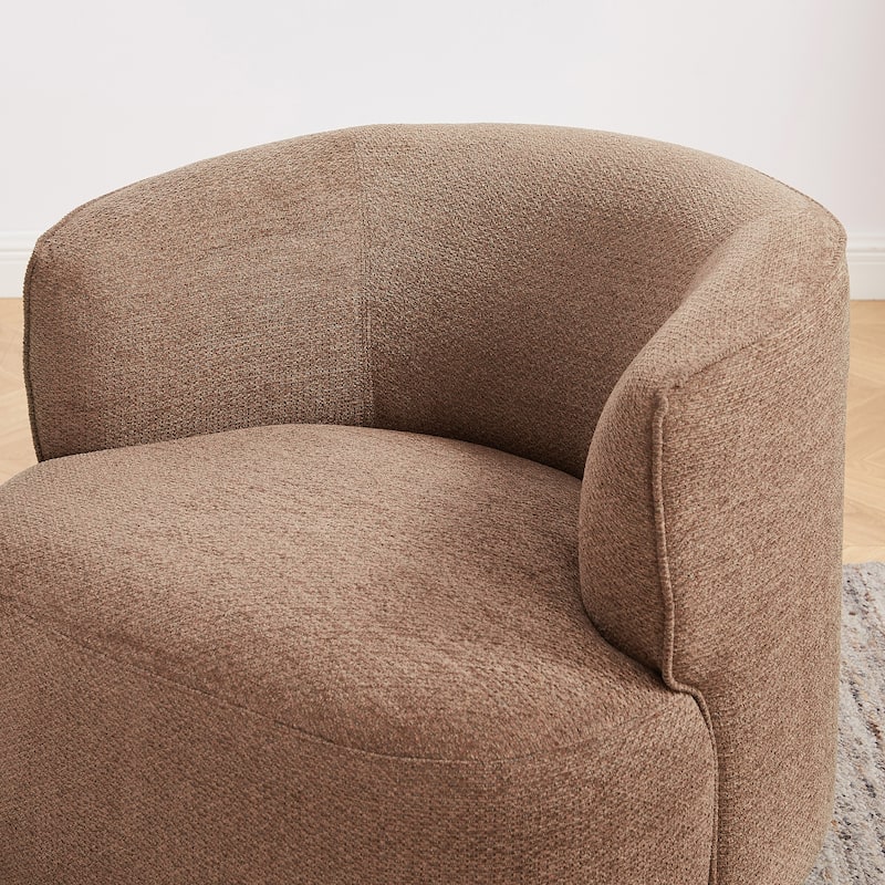 Art Leon Swivel Accent Barrel Chairs