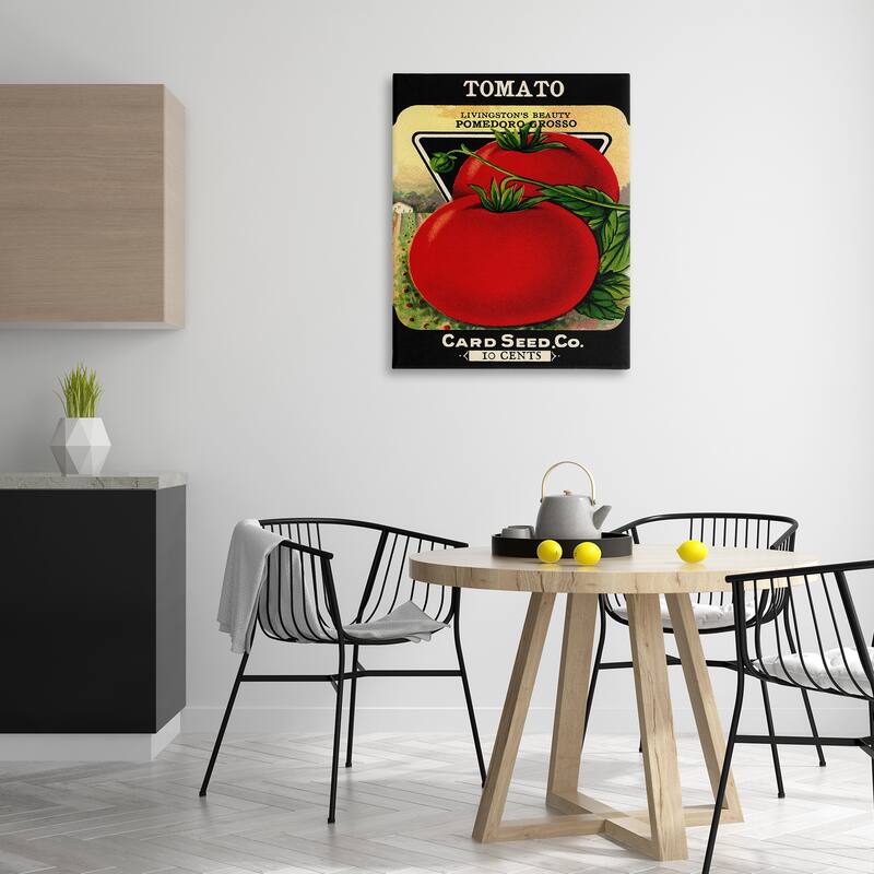 Stupell Vintage Garden Tomato Canvas Wall Art Design By Lil' Rue