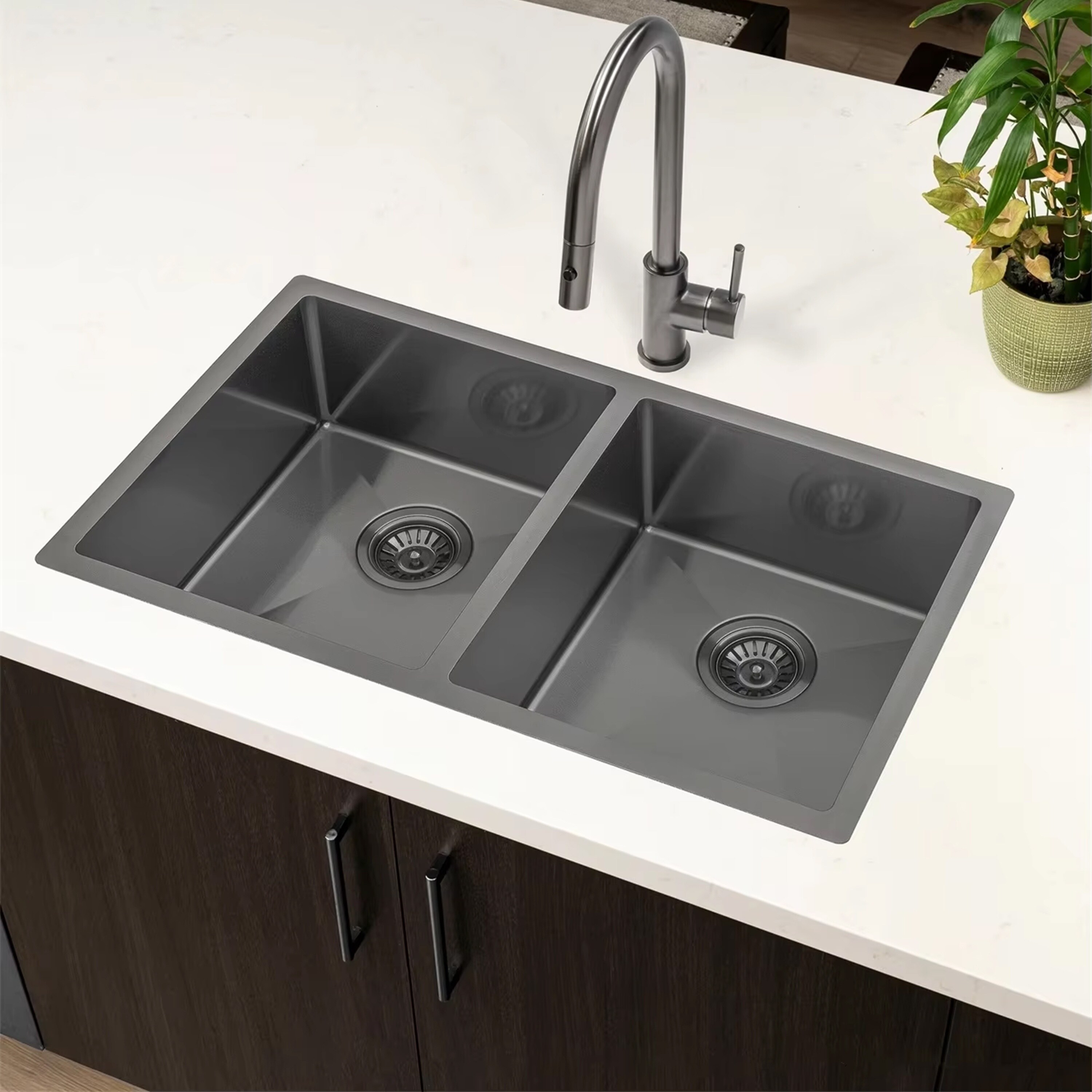 大学生協のスーツ提携店割引 HOME CB 32'' Gold Gold/Rose Sink, Kitchen Undermout Black ダイエット食品
