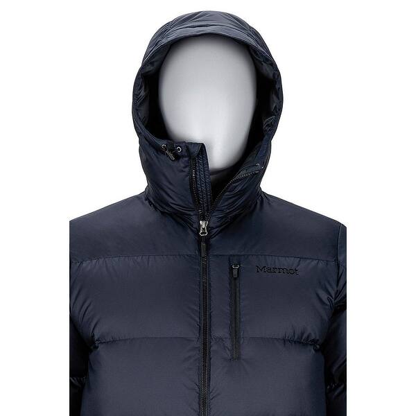 Shop Marmot Guides Down Hoody Men S Winter Puffer Jacket Fill Jet Black Size Large Overstock 29304112