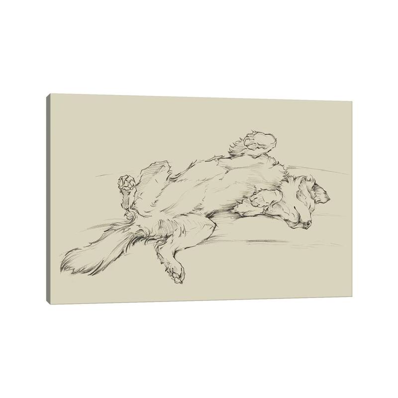 iCanvas "Dog Tired III" by Ethan Harper Canvas Print